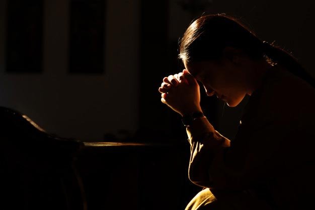 depressed women sitting