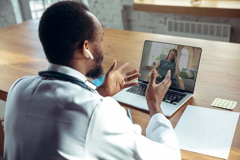 online counselling patient online with video call