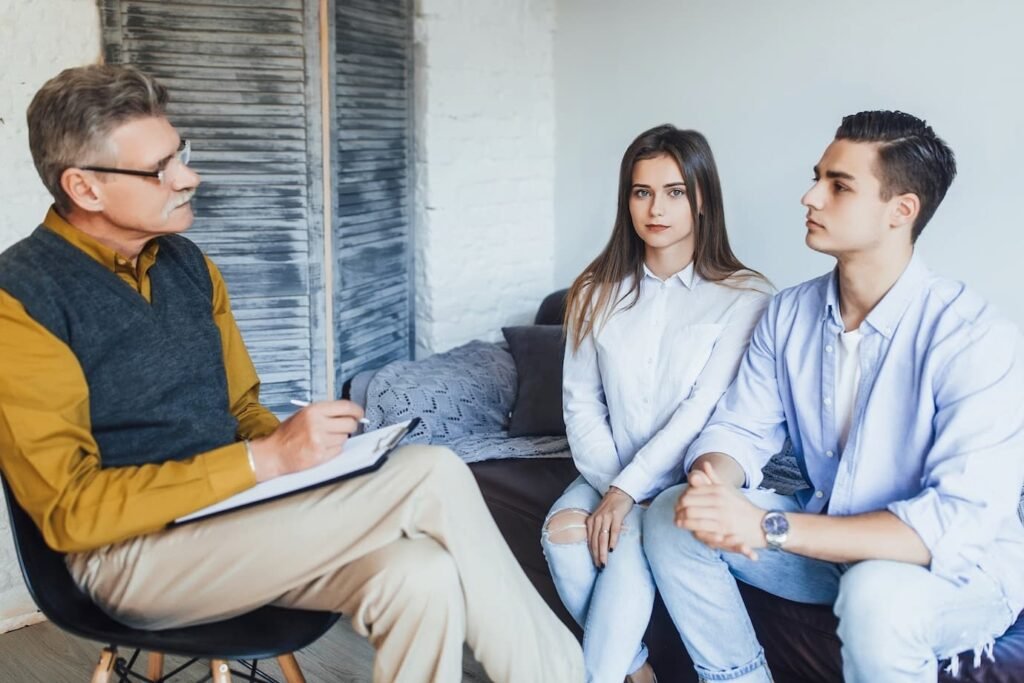 Pre marriage counselling with partner