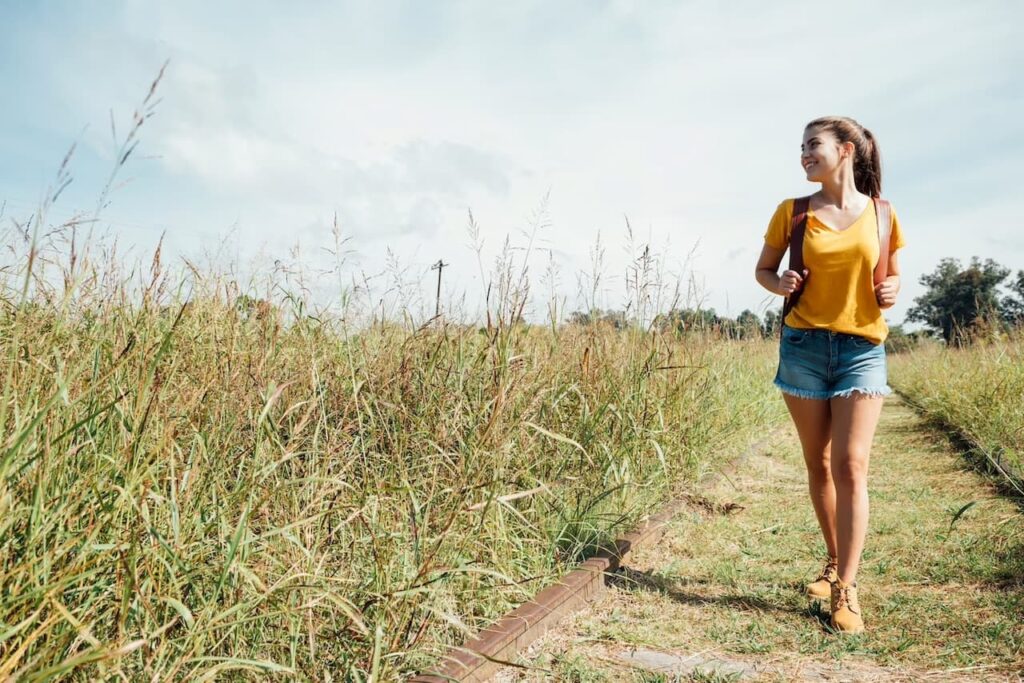 Mindful walking to reduce stress, anxiety, and depression